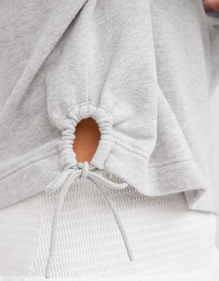 OFFLINE By Aerie Weekend Side Tie Sweatshirt