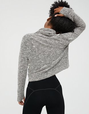 OFFLINE By Aerie Snowday Mock Neck Sweatshirt