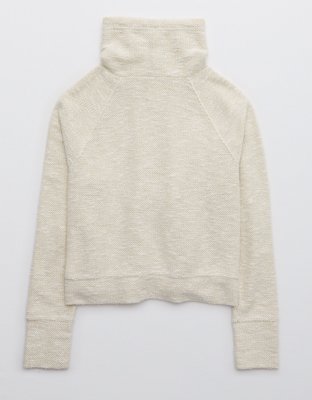 OFFLINE By Aerie Snowday Mock Neck Sweatshirt