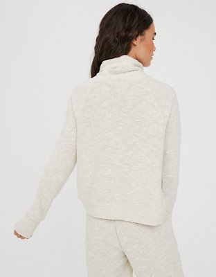OFFLINE By Aerie Snowday Mock Neck Sweatshirt