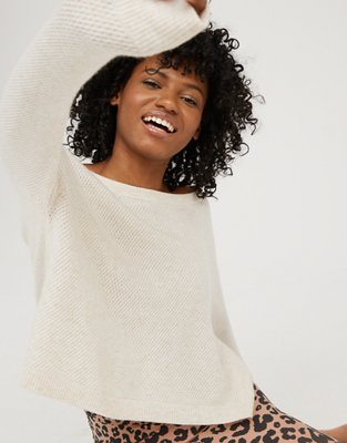 Aerie off the hot sale shoulder sweater