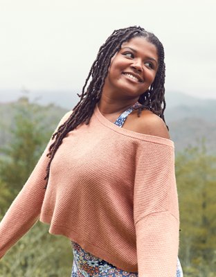 OFFLINE Off The Shoulder Sweater