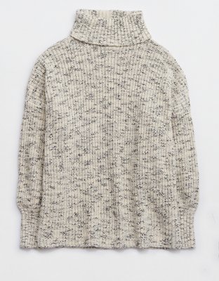 Aerie Turtleneck Sweater , Silver Shadow