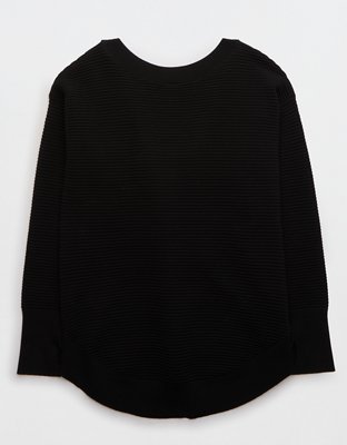 OFFLINE By Aerie Home Stretch Off The Shoulder Sweater