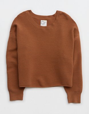 OFFLINE by Aerie Home Stretch Off The Shoulder Sweater