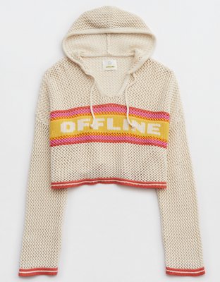 OFFLINE By Aerie Crochet Sweater