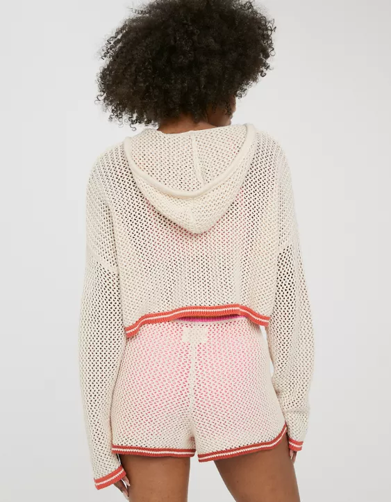 OFFLINE By Aerie Crochet Sweater
