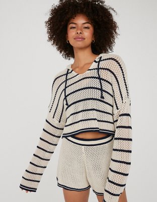 OFFLINE By Aerie Crochet Sweater