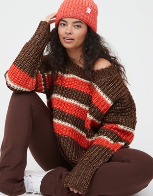 Aerie Flurry Oversized Crew Sweater