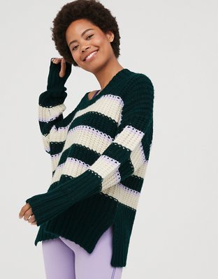 Aerie's Beyond Chenille Sweater in on nnnnn 🫶🏼👏🏼 how