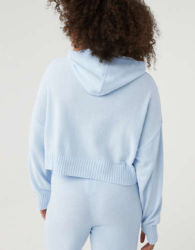 OFFLINE By Aerie Chenille Cropped Hoodie