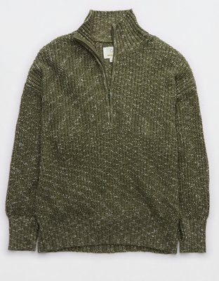 Женские свитеры Aerie OFFLINE By Aerie Chillside Quarter Zip Sweater — фото 3