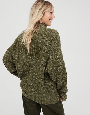 OFFLINE By Aerie Chillside Quarter Zip Sweater