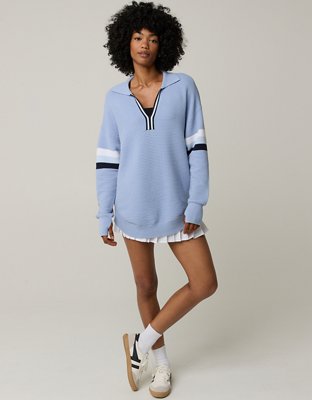 OFFLINE By Aerie Home Stretch Polo Sweater