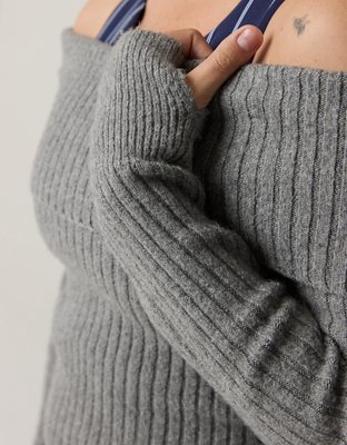 OFFLINE By Aerie Off The Shoulder Sweater