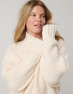 OFFLINE By Aerie Marshmallow Moves Turtleneck Sweater