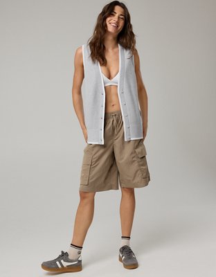OFFLINE By Aerie Tennis Sweater Vest Cardigan