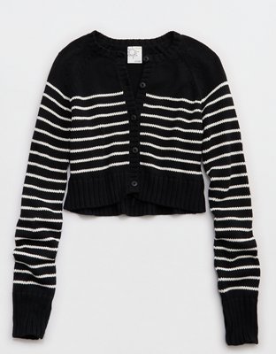 OFFLINE By Aerie Striped Cardigan Sweater