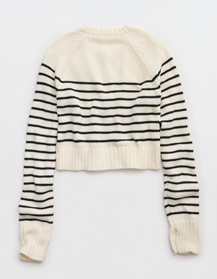 OFFLINE By Aerie Striped Cardigan Sweater