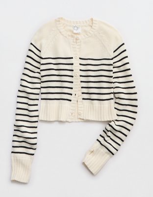 OFFLINE By Aerie Striped Cardigan Sweater