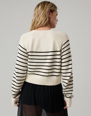 OFFLINE By Aerie Striped Cardigan Sweater
