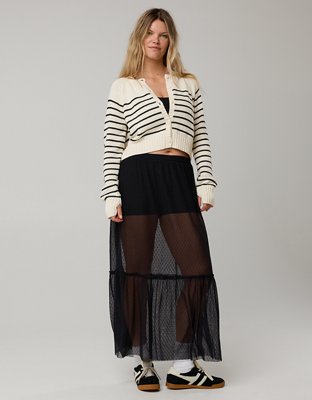 OFFLINE By Aerie Striped Cardigan Sweater