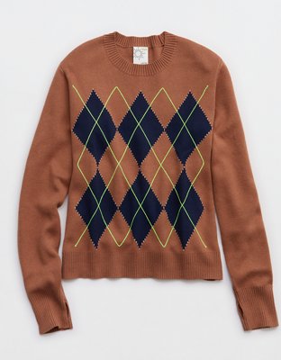 OFFLINE By Aerie Argyle Sweater