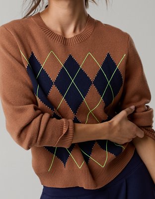 OFFLINE By Aerie Argyle Sweater