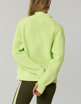 OFFLINE By Aerie Cool Down Quarter Zip Sweater