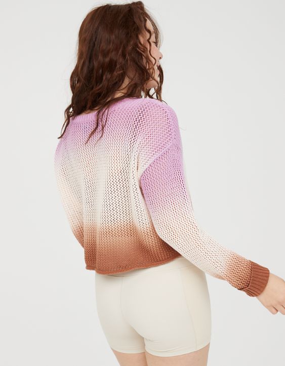 OFFLINE Ombre Cropped Sweater