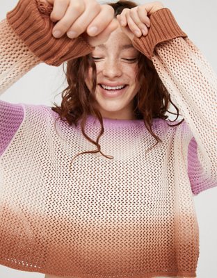 Женские свитеры Aerie OFFLINE Ombre Cropped Sweater — фото 2