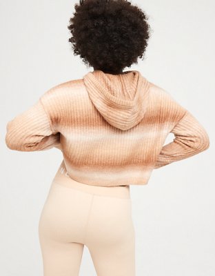 Женские худи Aerie OFFLINE By Aerie Ribbed Cropped Sweater — фото 2