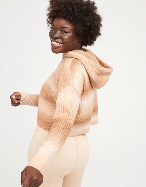 Женские худи Aerie OFFLINE By Aerie Ribbed Cropped Sweater