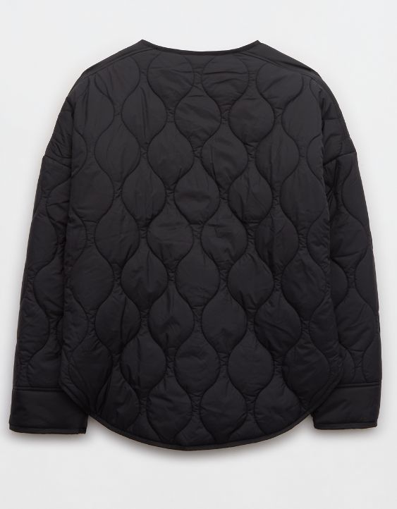 OFFLINE By Aerie Quilted Bomber Jacket