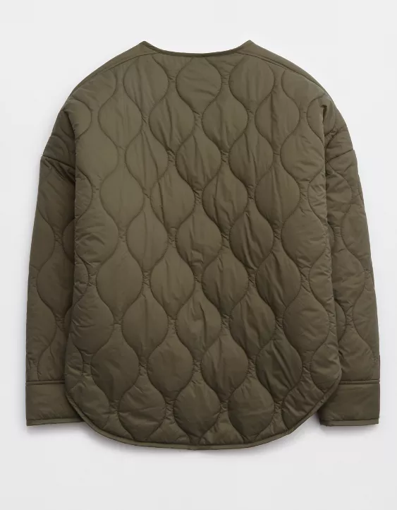OFFLINE By Aerie Quilted Bomber Jacket