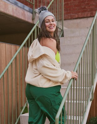 Женские куртки Aerie OFFLINE By Aerie Fluff Love Sherpa Jacket — фото 7