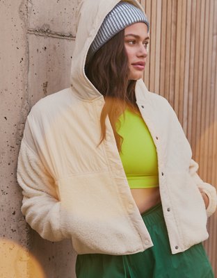 Aerie 2025 sherpa hoodie