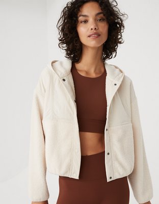 Женские куртки Aerie OFFLINE By Aerie Fluff Love Sherpa Jacket — фото 6