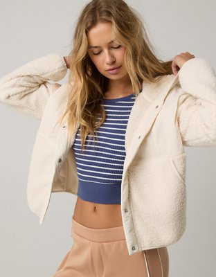 OFFLINE By Aerie Fluff Love Sherpa Jacket