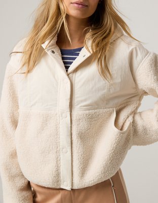 OFFLINE By Aerie Fluff Love Sherpa Jacket