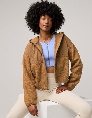 OFFLINE By Aerie Fluff Love Sherpa Jacket