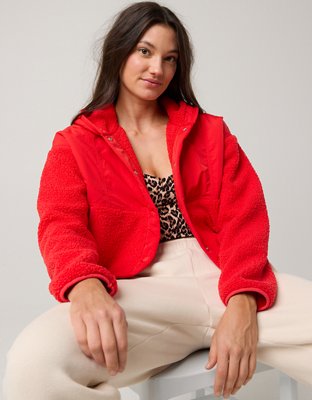 OFFLINE By Aerie Fluff Love Sherpa Jacket