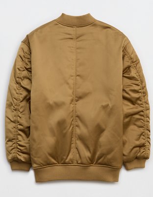 Женские куртки Aerie OFFLINE By Aerie Satin Bomber Jacket — фото 5