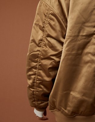 OFFLINE By Aerie Satin Bomber Jacket