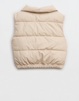 OFFLINE By Aerie Real Luxe Faux Leather Vest
