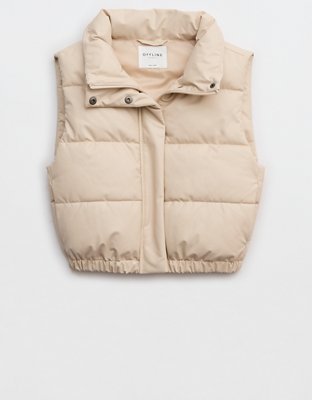 OFFLINE By Aerie Real Luxe Faux Leather Vest