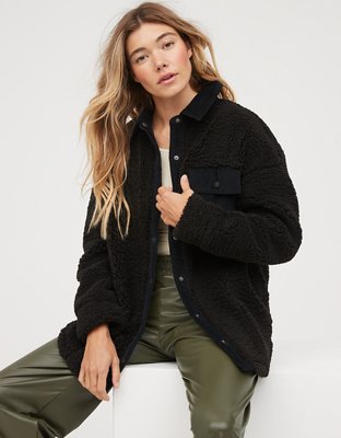 OFFLINE By Aerie Sherpa Corduroy Shacket