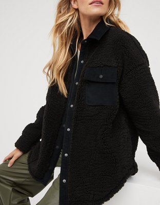 OFFLINE By Aerie Sherpa Corduroy Shacket