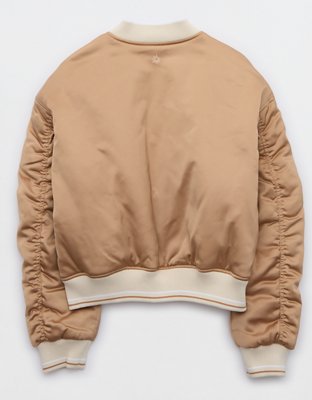 Blouson d’aviateur en satin OFFLINE d’Aerie