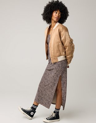 Blouson d’aviateur en satin OFFLINE d’Aerie
